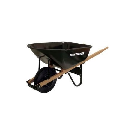 Union Tools Ames True Temper J6 6 Cubic Foot Steel Medium Duty Wheelbarrow J6